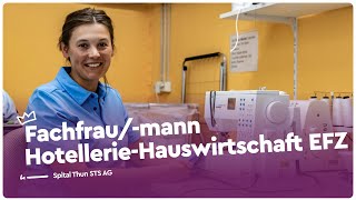 Die Lehre als FachfrauFachmann HotellerieHauswirtschaft EFZ  Lehrstellenvideo  Yousty [upl. by Mahla]