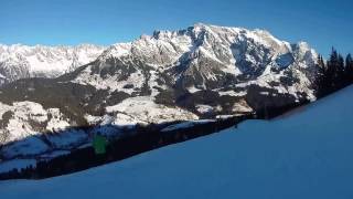 Dienten  Hochkönig Piste 14 Abfahrt Wastlhöhe  Piste 14 Bürglalmabfahrt [upl. by Inalan230]