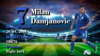 Milan Damjanovic ● Right back ● Highlights 202021 [upl. by Megan102]