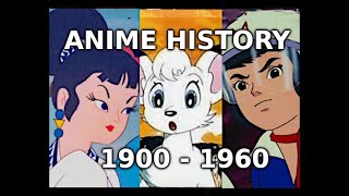 The history  evolution of Anime pt1 1900s  60s [upl. by Uuge]