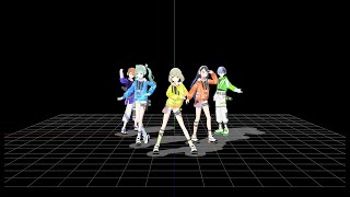 MMD Realize mirrored dance practice ver  Vivid BAD SQUAD [upl. by Garreth]