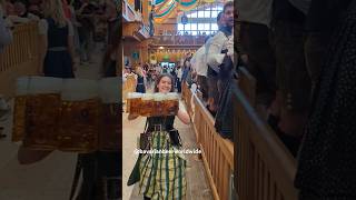 10 auf einen Streich💪🍻 bavarianbeerworldwidebierlehrerschützenzeltmaßbierwiesnoktoberfest10 [upl. by Rowell]