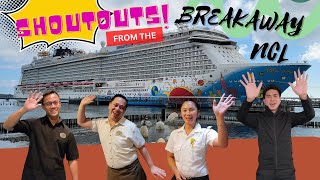 Shoutouts from the Norwegian Breakaway  October 2022 [upl. by Mcculloch]