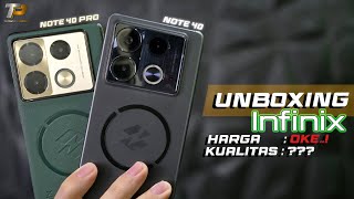 UNBOXING INFINIX NOTE 40 amp INFINIX NOTE 40 PRO INDONESIA [upl. by Ennirroc]