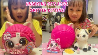 UNBOXING PETS ALIVE SMITTEN KITTENS [upl. by Adnohr]