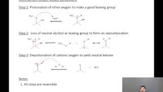 06 07 Hemiacetal Hydrolysis [upl. by Imik]