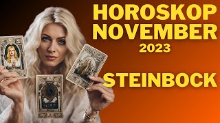 STEINBOCK ♑️🤩 NÄCHSTER SCHRITT IN DEINEM LEBEN ⭐️ Monatshoroskop  November 2023 steinbock tarot [upl. by Lisab]