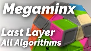 Megaminx Last Layer All Cases and Algorithms [upl. by Senoj]