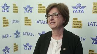 Industry Outlook Interview with Dr Marie Owens Thomsen SVP Economics and Sustainability IATA [upl. by Saree]