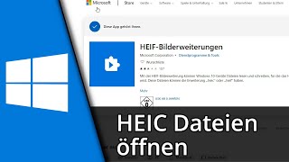 HEIC Dateien in Windows 10 öffnen ohne weiteres Programm ✅ Tutorial [upl. by Clarita]