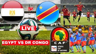 Egypt vs DR Congo Live Stream Africa Cup of Nations AFCON Football Match Today Score Pharaohs Direct [upl. by Arrec]