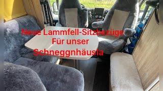 Lammfell  Sitzbezüge für´s Wohnmobil [upl. by Ybba]