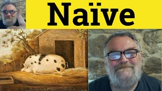 🔵 Naive Meaning  Naïve Examples  Naivety Defined  Naïvely Definition  Essential GRE Vocabulary [upl. by Rushing]