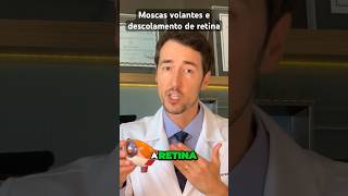 Moscas volantes e o descolamento de retina oftalmologia visão retina [upl. by Ennairek931]