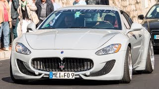 HEAVY TUNED MASERATI GRANTURISMO by R3 WHEELS  OVERVIEW hydraulic system and driving 2017 HQ [upl. by Eiraminot576]