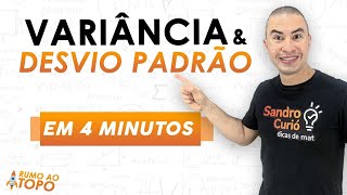 FÁCIL e RÁPIDO  VARIÂNCIA e DESVIO PADRÃO [upl. by Cosma]