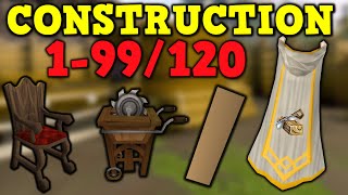 199120 Construction Guide 2022 UPDATED  AFK Cheap amp Fast Methods amp Contracts  Runescape 3 [upl. by Irolam]