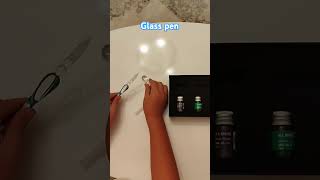 Glass pen kutu açılımı🥳 [upl. by Shannah]