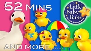 Five Little Ducks  1 Hour of LittleBabyBum  Nursery Rhymes for Babies ABCs and 123s  LBB [upl. by Auqinaj126]