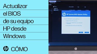 Actualizar el BIOS de su equipo HP desde Windows  Equipos HP  HP Support [upl. by Medora]