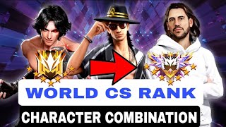 World CS Rank Combination 2024  Best Character CombinationFree Fire Best CS Rank Combination [upl. by Buell]