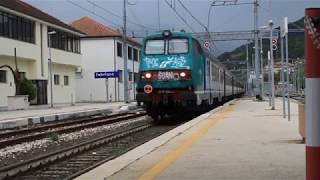 Arrivo a Fabriano del Treno Regionale Veloce 2322 di Trenitalia  15052017 [upl. by Ccasi326]