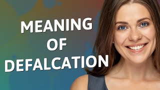 Defalcation  meaning of Defalcation [upl. by Toy]