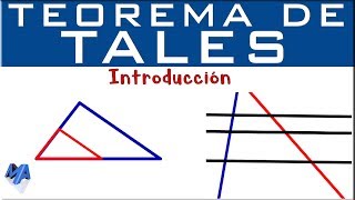 Teorema de Tales  Introducción [upl. by Adnima]