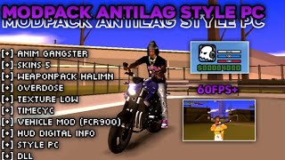 MODPACK ANTILAG STYLE PC FPS BOOST RINGAN  GTA SAMP [upl. by Whitman69]