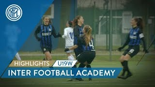 HIGHLIGHTS  INTER WOMEN U19  Inter Football Academy [upl. by Atterual387]