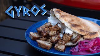 De lekkerste GYROS van de BBQ maak je zonder grillspit [upl. by Adnovad248]