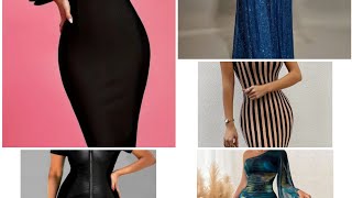 ESTILOS DE VESTIDOS PARA LUCIR MAS ALTA Y DELGADA TRUCOS DE MODA PARA LUCIR DELGADA Y ALTA [upl. by Eimile]