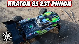 Arrma Kraton 8S Worlds BEST RC Car 1st look  TEST Its MASSIVE [upl. by Etteb]