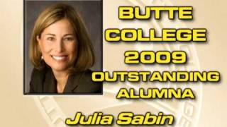 Julia Sabin 2008 Butte College Outstanding Alumnus [upl. by Ezarra]