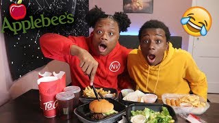 Applebees Mukbang FUNNY AF [upl. by Rosemarie]