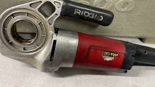 Ridgid 600 Pipe Threader R324 [upl. by Anak]