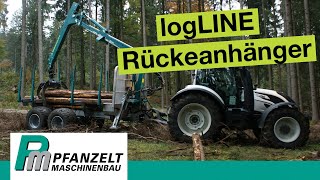 Pfanzelt logLINE Rückeanhänger  forwarding trailers [upl. by Launce697]