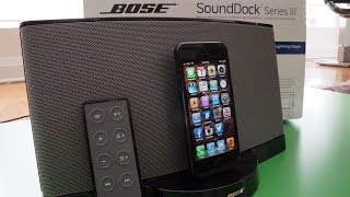 Bose Sounddock 3 REVIEW and Hands On [upl. by Baalbeer]