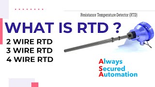 What is RTD 2 Wire RTD 3 Wire RTD 4 Wire RTD pt100 [upl. by Enaillil]