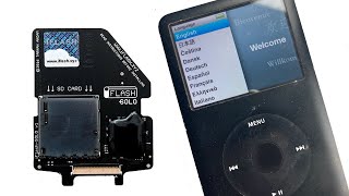 APPLE IPOD CLASSIC REFURBISHMENT AND IFLASH SD UPGRADE 4K [upl. by Eiduj]