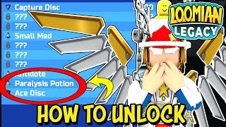 How To Unlock Antidote and Paralysis Potion in Loomian Legacy Roblox  Getting Cynamoth [upl. by Aissila]