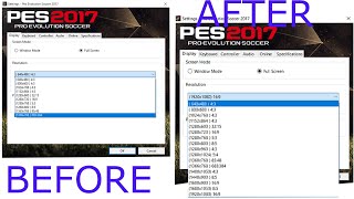 cara setting pes 2017 full screen [upl. by Serge732]