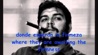 Che Guevara hasta siempre lyrics [upl. by Modeerf]