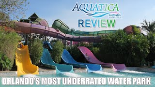 Aquatica Orlando Review SeaWorld Orlandos Water Park  Orlandos Most Underrated Water Park [upl. by Davidson325]