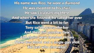 Copacabana  Barry Manilow  Lyrics [upl. by Nilerual873]