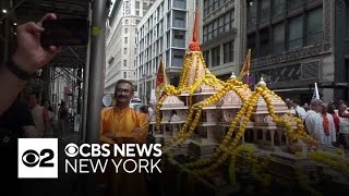 Controversy swirls at 42nd annual India Day Parade in NYC [upl. by Chil394]