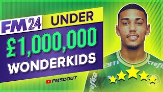 MUSTSIGN CHEAP Wonderkids Under 1M In FM24  Football Manager 2024 Wonderkids [upl. by Vernor]