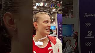 Martyna Czyrniańska Chcemy Wygrać z Brazylią I siatkówka paris2024 short [upl. by Seve]