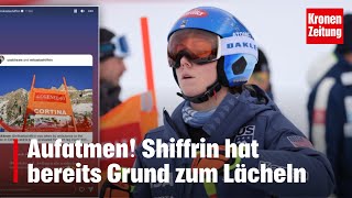 Aufatmen Shiffrin hat bereits Grund zum Lächeln  kronetv NEWS [upl. by Erdnael238]