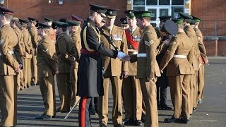 Royal Approval for 1 Irish Guards 061213 [upl. by Benjie]